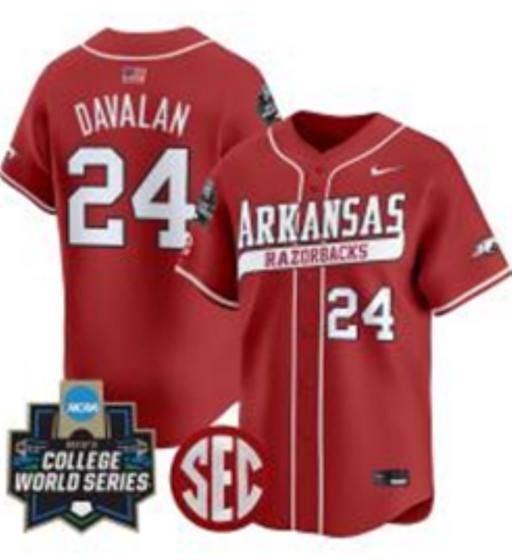 Men 2025 Alabama Crimson Tide #24 Davalan Red Nike Joint Name Nike NCAA Jersey style 2->ncaa teams->NCAA Jersey